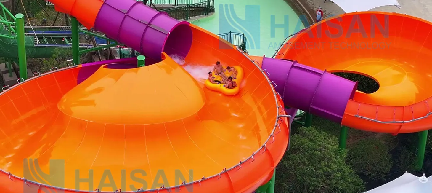 Interstella Spiral Slide + Giant Wave Rolling Slide Combination