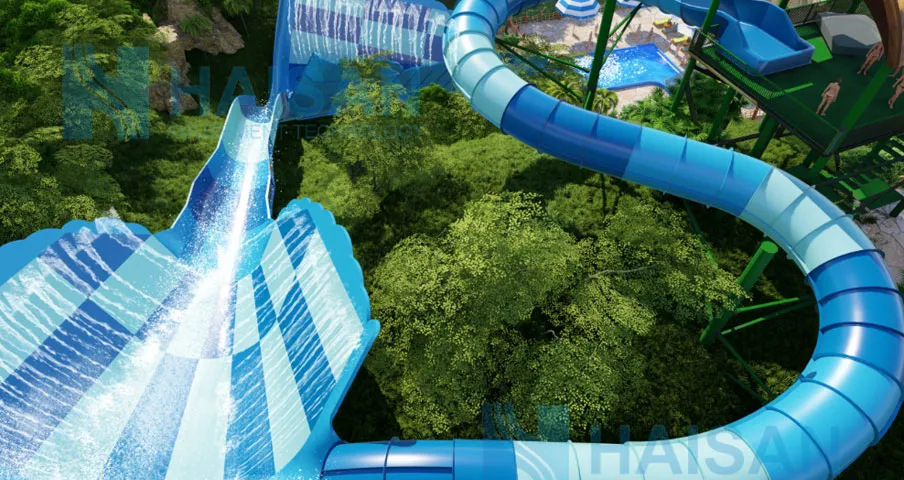 Waterfall Drifting Slide