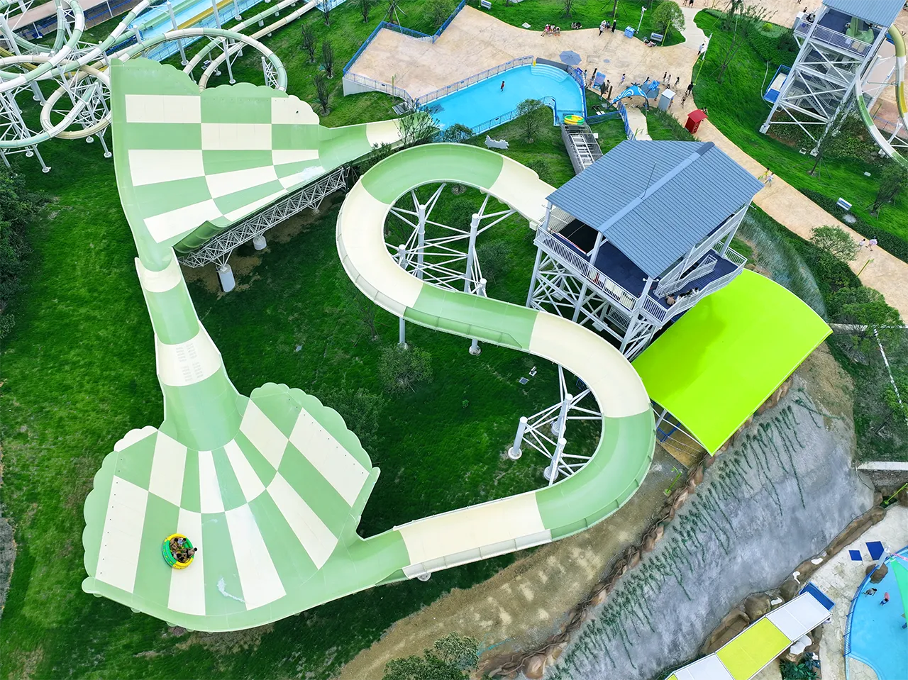 Waterfall Drifting Slide