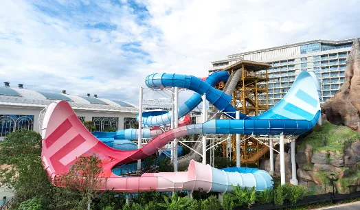Interstella Spiral Slide + Giant Wave Rolling Slide Combination